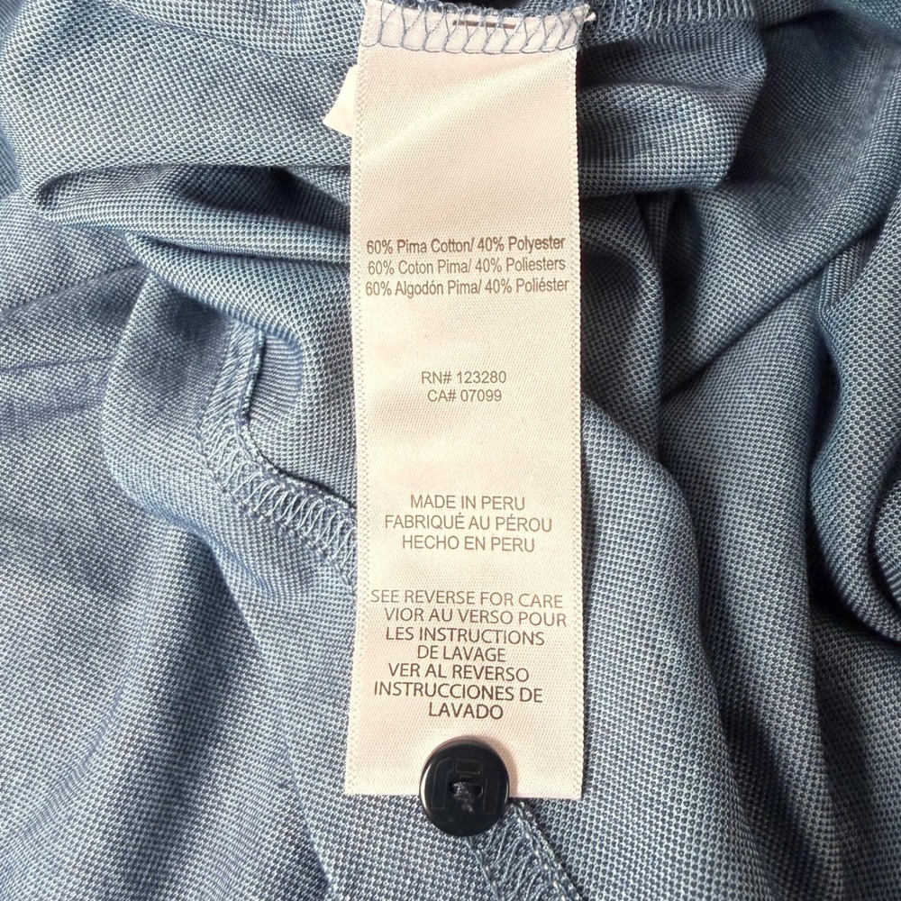 TravisMathew Men Heathered Polo Shirt XL Golfcore Country Club Preppy Activewear - Picture 11 of 13